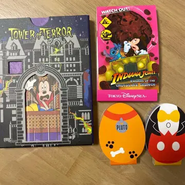 도쿄 디즈니 씨 메모장 4개 세트