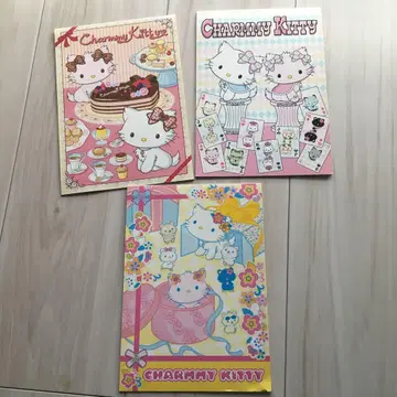 산리오 키티 씰 메모장 3권 세트
