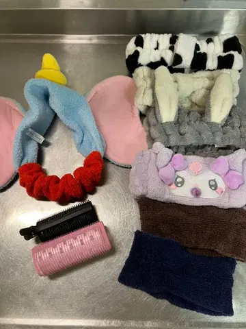 캐릭터 머리띠 헤어밴드 세트 덤보