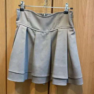 슬림 레그 스커트 베이지 M 사이즈