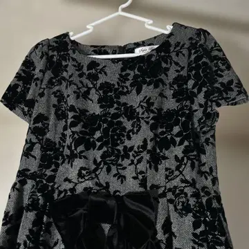 슈퍼 뷰티 트위드 꽃무늬 원피스