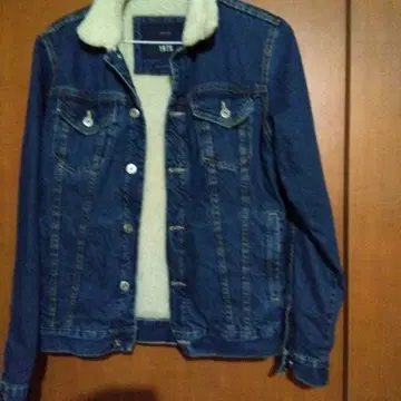 보아 안감 부착 데님 자켓 M 사이즈