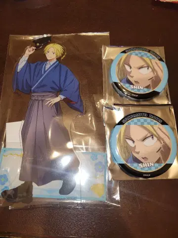 SAKAMOTODAYS 럭키 캔뱃지 신 아크릴 스탠드 세트