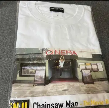 새상품 덴지 체인소 맨 T셔츠 영화 장면 레제 편 극장판
