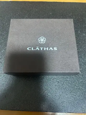 CLATHAS 다크 브라운 3단 폴더형 가마구치 지갑