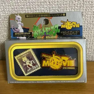 포켓몬스터 극장판 한정 배지 세트 [뮤츠의 역습]