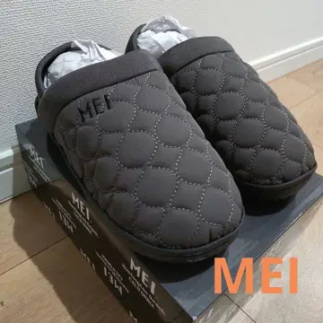 [ 미사용 새상품 ] MEI 퀼트 모크 신발 그레이 M 사이즈