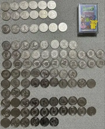 [ 레어 ] 포켓몬 코인 95개 패스 폴더 No.27 6개 묶음 판매