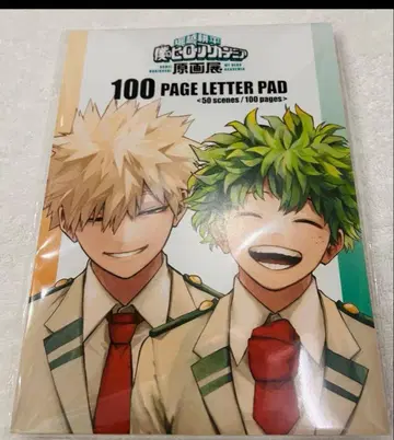 히로아카 원화전 100페이지 레터 패드 바쿠고 카츠키 미도리야 이즈쿠