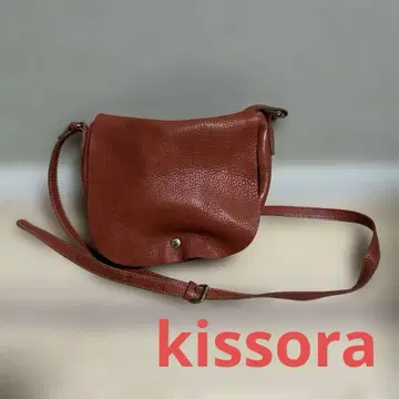 kissora 가죽 숄더백 레드