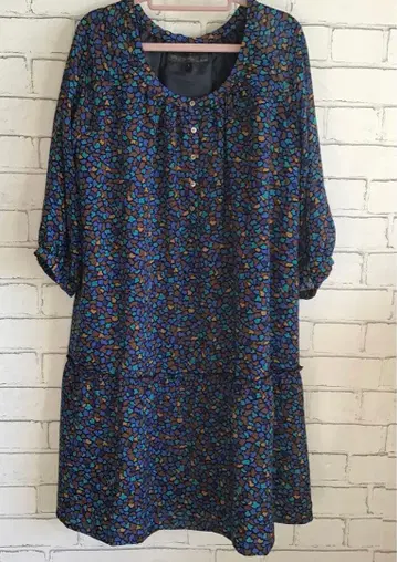 레이빔즈 7부 소매 원피스