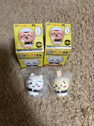 치이카와 라멘 돈 소프트 비닐 하치와레 토끼