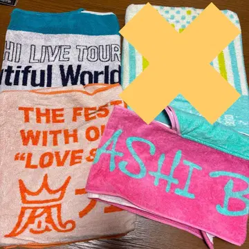 아라시 후드 부착 타월 3종