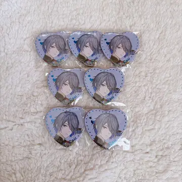 니지산지 코야나기 로우 Melty Valentine 하트 캔뱃지