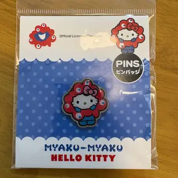 헬로키티 미야쿠미야쿠 핀 배지