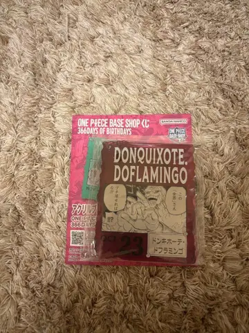 원피스 베이스샵 복권 아크릴 블록 참 도플라밍고