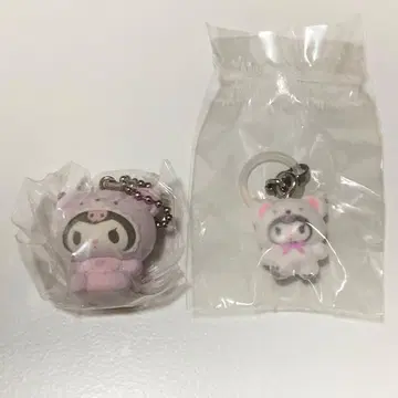 산리오 쿠로미 시크릿 오너먼트 폭신폭신 스노우 2개 세트