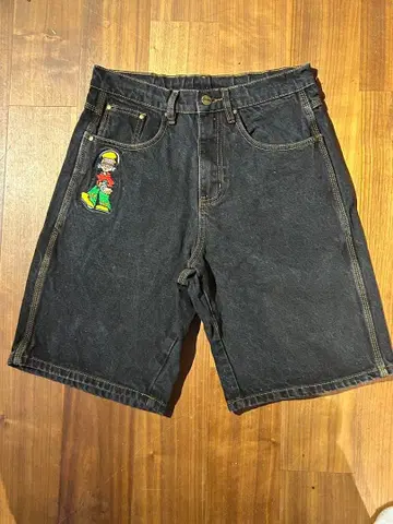 Butter 다크 데님 숏팬츠