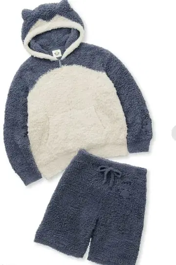 택 포함 새상품 포켓몬 젤라또피케 카비곤 후드티&하프 팬츠 세트