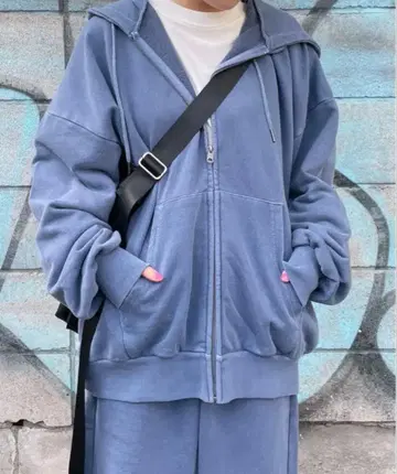 헤비 무게 BIGZIP 후드티 M