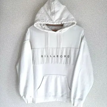 [ BILLABONG ] 후드티 WHITE 자수 로고 빌라봉 L