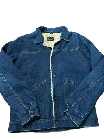 WRANGLER(랭글러) 보아 안감 사용 데님 트래커 자켓(데님 자켓)