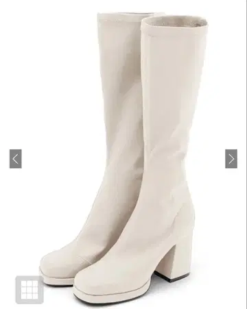 GRL 울트라 스트레치 청키힐 롱 부츠 [zr1186]