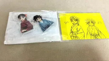 귀멸의 칼날 토미오카 기유 소년과 언니 아크릴 스탠드 원화 엽서