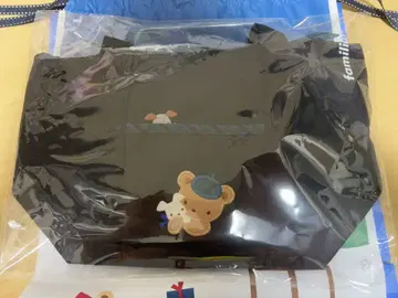 familiar 곰 자수 핸드백 약 18 x 30 x 10cm