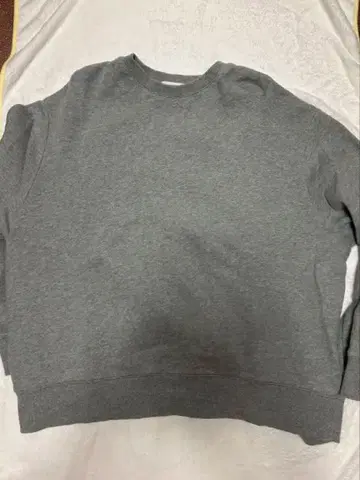 미라 오웬 오버 사이즈 맨투맨 그레이