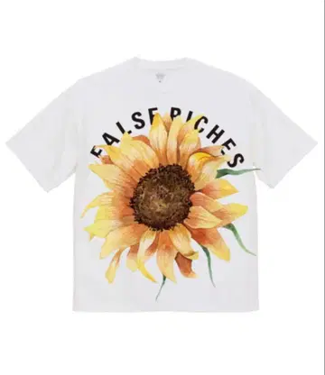 FALSE RICHES 해바라기 T셔츠 L