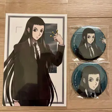 HUNTER x HUNTER 수트 전투 후 글리터 캔뱃지 이르미 특전