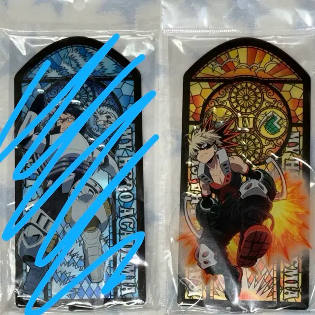 바쿠고 스테인드글라스 아크릴 스탠드