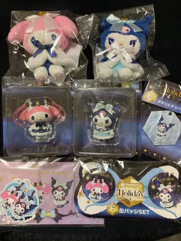 산리오 복권 쿠로미 마이멜로디 7세트