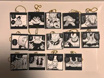 드래곤볼 40주년 기념 러버 마스코트 비스켓 러버 마스코트 14종 세트