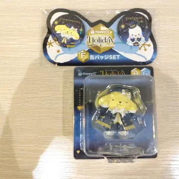 해피 복권 Happy 복권 산리오 A상 폼폼푸딩 F상 캔뱃지