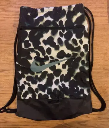 나이키 브라질리아 냅색 레오파드 드로우 스트링 백