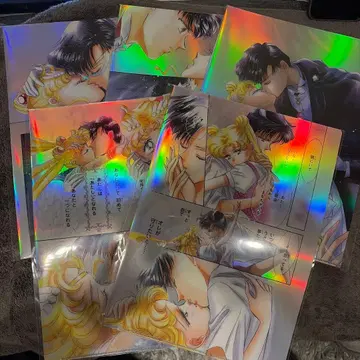 세일러문 카페 오로라 클리어 파일 5종 세트