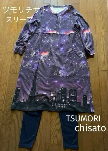 츠모리치사토 쓰리 파자마 상하의 룸웨어