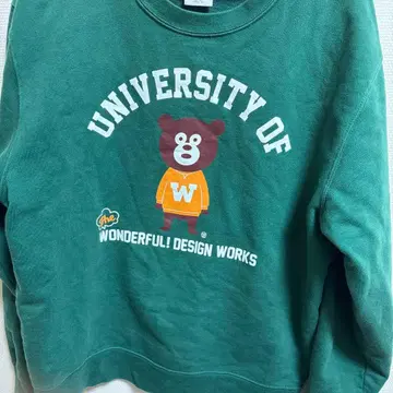 그린 트레이닝복 UNIVERSITY OF W