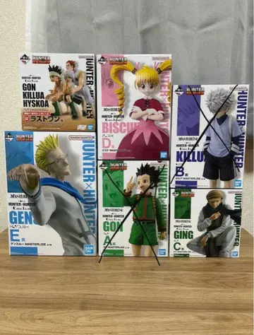 제일복권 HUNTER x HUNTER Greed Island 피규어 4종