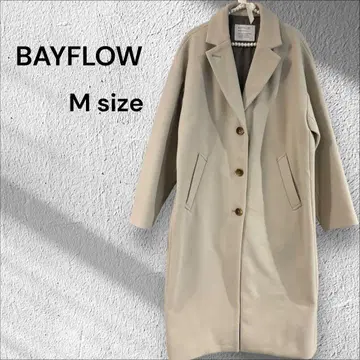 BAYFLOW 울리 롱 코트 체스터 코트 M 사이즈 베이지
