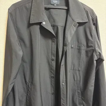 블랙 버튼업 셔츠 긴팔