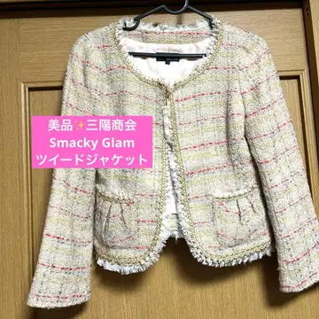 노카라 트위드 자켓