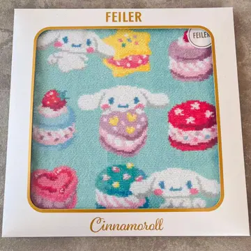 [ 미사용 새상품 ] 페이러 손수건 산리오 시나몬 롤 마카롱