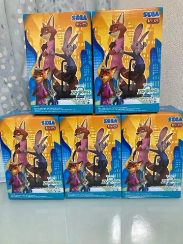 주토피아2 ACT/CUT 프리미엄 피규어 주디 & 닉 5체