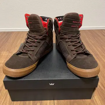 SUPRA SKYTOP BROWN-GUM US8 26CM