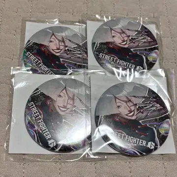 A.K.I. 스트리트 파이터 복권 캔뱃지 4개 세트