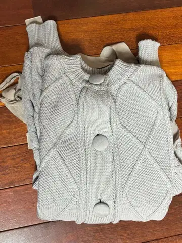 merry jenny 리본 리본 니트 가디건