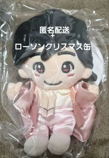 미치에다 슌스케 치비누이 봉제 인형 + 로손 크리스마스 캔